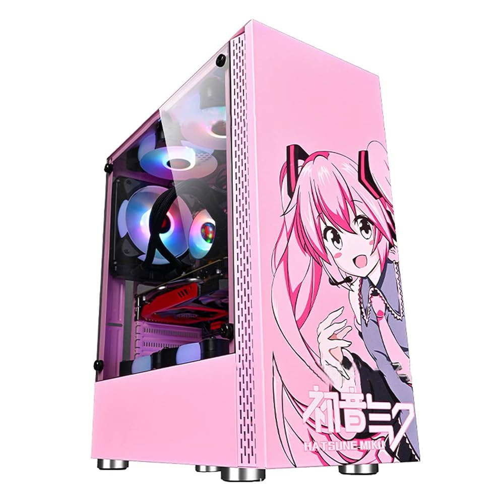 ◆ Mayu ◆ ZXCVBNAS Capa para computador Anime ATX Mid Tower PC Gaming
